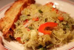 mediterrean spaghetti squash