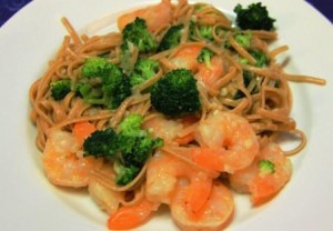 shrimp linguine