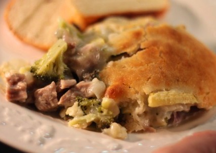 turkey pot pie casserole