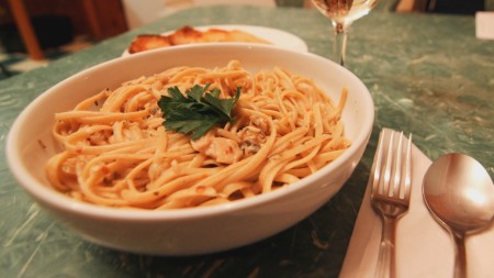 linguine with clam sauce