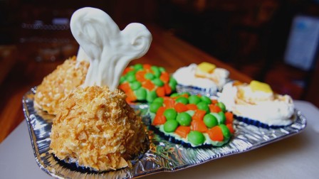 tv dinner cupcakes