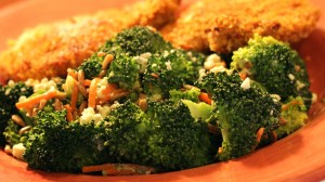 Broccoli with Blue Cheese