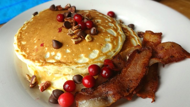 Fancy pancakes are easy to make.