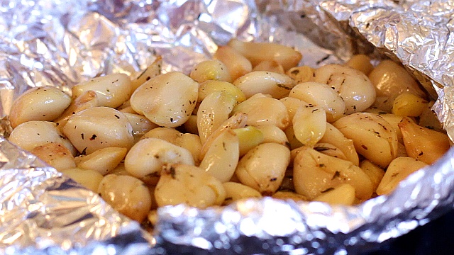 roasted garlic