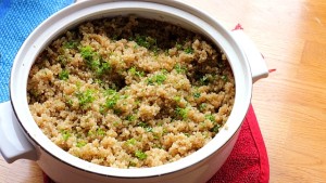 garlic quinoa