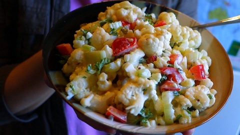 cauliflower potato salad