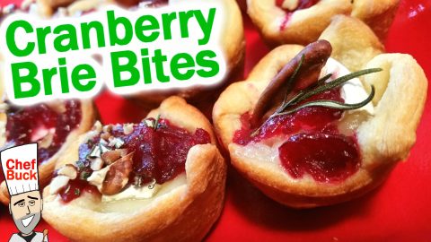 cranberry brie bites