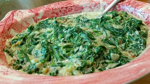 creamed spinach recipe