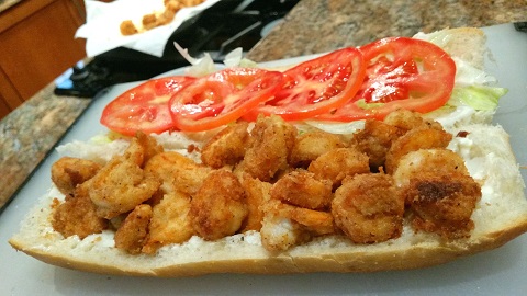 shrimp po boy