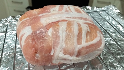 bacon wrapped cheese bread