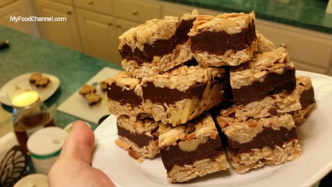 oatmeal fudge bars