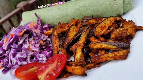 baked eggplant fries